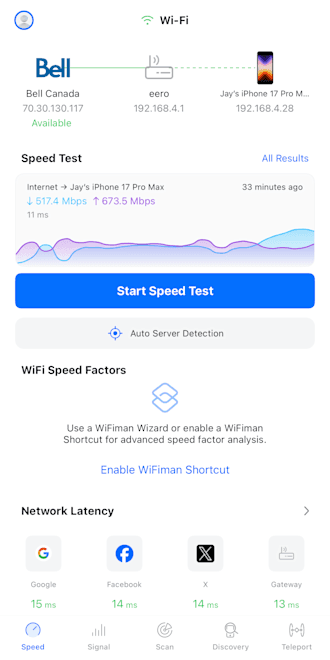 Wifiman App iOS